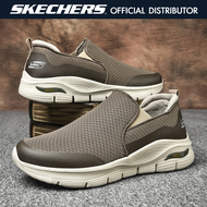 SKECHERS Gowalk 6 Go Run Mojo - Optimise รองเท้าวิ่งผู้ชาย เสื้อคลุมลำลองผู้ชายระดับไฮเอนด์