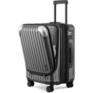 LEVEL8 Grace Carry on Luggage, 20 Inch Expandable Hard Shell Suitcases with Wheels, Abs+Pc Harshell 