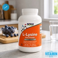 Now L-Lysine PURE Powder Essential Amino Acid 454g Now Lysine Original