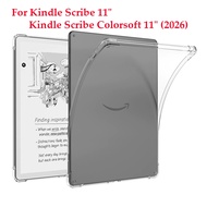 For Amazon Kindle Scribe Colorsoft 1'' 2026 clear tablet case for Kindle Scribe 11 inch Soft TPU CAS