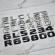 MERCEDES LETTER LUGGAGE EMBLEM LETTER EMBLEMbenz BCEa - 5 - Chrome
