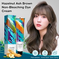 ⚽︎ ◌ ▩ ◧ ▧ INS No Bleach Hazelnut Ash Brown Hair Color Without Bleaching Hair Color Dye Cream 95ml