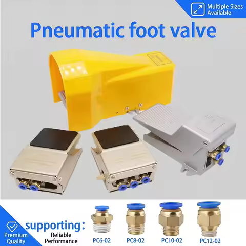 Pneumatic Foot Pedal Valve Cylnder Control 4F210-08L Switch FV320 Reversing 420 4F210-08L Ttwo Posit