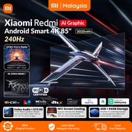 2025 Xiaomi Redmi Smart 4K TV X 85'' 75'' UHD 240Hz Gaming High Performance MEMC FreeSync Premium HD