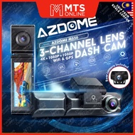 AZDOME M550 3 Channel 2160P/4K UHD+1080P+1080P Dash Cam GPS WiFi 24H Parking Front + Cabin + Rear Ca