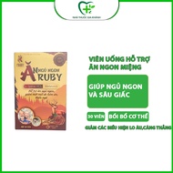 RUBY Eat and Sleep Well Pills Help Eat Deliciously, Help Sleep Well and Deeply - Box of 30 Pills