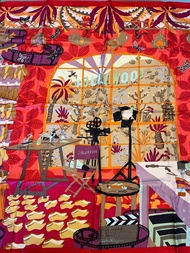 100%正品！Ferragamo 絲質圍巾🧣