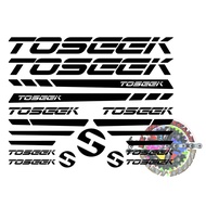 ✜Toseek Bike Frame Decals