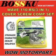 WAVE 110 RS BODY COVER SKREW COMPLETE SET WAVE110 BODY COVER SKREW SET W110-RS COVER SET SKREW FULL 