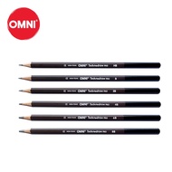 OMNI TECHNO DRAW PRO DRAWING GRAPHITE PENCIL, HB, B, 2B, 4B, 6B, 8B