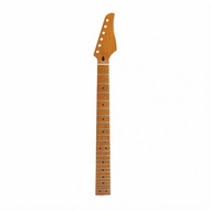 [lzdxwcke3pu] Electric Guitar Neck Roasted Maple Replacement Guitar Neck 24-Fret C-Shaped for Luthie