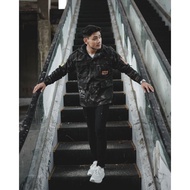 Parka Camo Jacket Embroidered Striped Hoodie Jacket Camo Hoodie BGSR