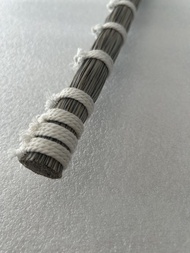 250g Siberia Natural Horsehair Salt and Pepper Horse Tail Viola Violin Cello Bass Bow Hair