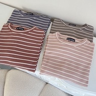 Stripes Textured Shirt • edmee • Oversized Striped Shirt