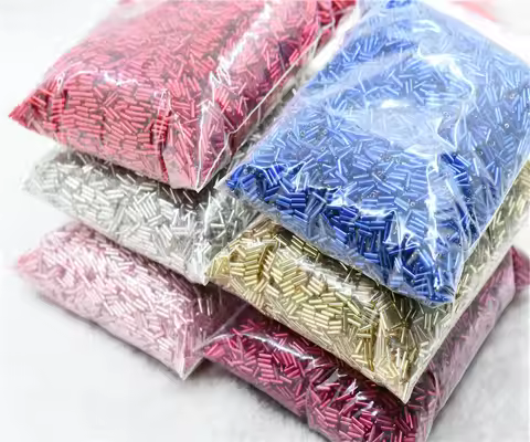 10000pcs Charm Czech Glass Beads Bulk Wholesale LINED Beads For Making DIY Fringe