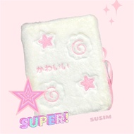Album Foto Baru Starfish Board Fluffy Card 3-Inci untuk Gadis, Album Penyimpanan Daun Longgar Enam L