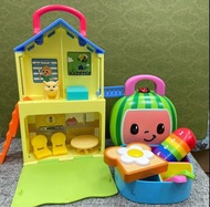 全圖售 不分散 Cocomelon JJ 摺疊玩具屋 快樂小屋套裝 LUNCH BOX PLAYSET