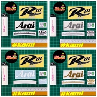 Arai Ram lll /Ram 3 (set) 8 Colour Available Sticker Helmet Cutting & Printing arai helmet snell ram