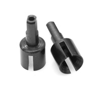 2Pcs Steel Gearbox Diff Cup for Tamiya TT01/TT02/DF-02/M05/M06 1/10 RC Car - Durable Upgrade Parts (