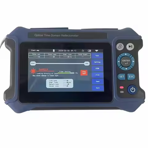 JW3302K OTDR 10G OPM Power Meter 1310/1550/1625nm Optical Loss Test FTTH RJ45 Test Multi-function 16