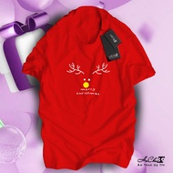 Latest Merry Christmas T-shirt -Hocha89 - W1T112022 - Soft 4c Cotton Fabric with 4-Way Stretch