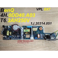 1J20314.051 Projector Power Supply BenQ 4H.0DD40.A03 Parts T6.3AH250V VPL EX7 Refurbish Original Siz
