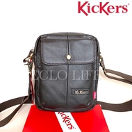 Kickers Sling Bag Pouch Bag (2 in 1) Genuine Leather 100% Original [89167 I 89168 I 89169 I 89170]