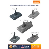 QBrand V7 V8 V10 V11 SV14 SV15 For Dyson Replacement Rechargeable Battery 4000mAh Lithium Battery