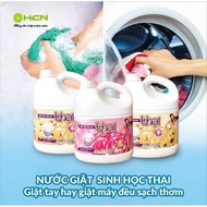 Thùng 4 Can Nước Giặt Sinh Học Thai Khử Mùi Ẩm Mốc Mix Mùi Hương 4 Can X 36L