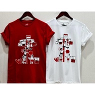 KATUN 28S COTTON T-SHIRT/ 17 August 45 t-shirt climbing/ 80th Anniversary t-shirt/ DINESIA MAJU