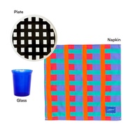 Sardine - Special Set เซ็ต จานเซรามิค + แก้ว + ผ้าปูจาน ผ้าอเนกประสงค์