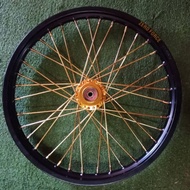 Y125z / y125zr - rim alloy + hub alloy complete set -