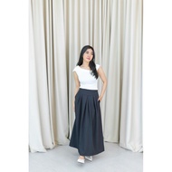 MOUISELLE Maison Maxi Long Skirt | Long Semiwool Maxi Skirt - Korean style maxi skirt Long semiwool 