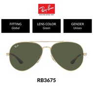 Ray-Ban Unisex Global Fitting Sunglasses (58mm) RB3675 00131