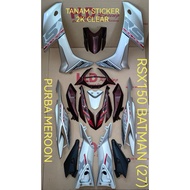 RS150V1&V2 HLD COVER SET BATMAN<27><PURBA MEROON>