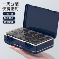 2026 New Style Light-Proof One Week Seven Days Week 8 Compartments Portable Medicine Medicine Sub-Pa