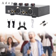 [Adepe] Microphone Amplifier Audio Equipment 2 Channel Amplifier for Car Party PC