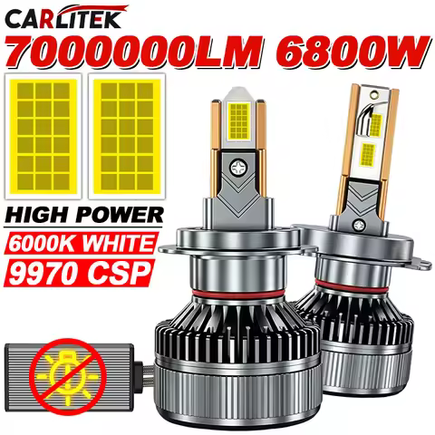 6800000LM 7300W H4 H7 H11 LED CANbus H1 H8 H9 9005 9006 HB3 HB4 9012 HIR2 Led Headlight 6 Copper Tub