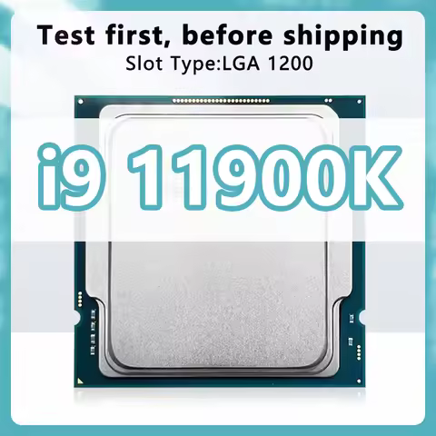 Core i9-11900K CPU 14nm 8 Cores 16 Threads 3.5GHz 16MB 125W 11th Generation Processor LGA1200 for Z4