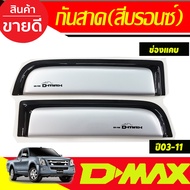 คิ้วกันสาดประตู สีบรอน รุ่น2ประรตูแคบ อีซูซุ ดีแม็กซ์ D-MAX DMAX 2002 2003 2004 2005 2006 2007 2008 2009 2010 2011 ใส่ร่วมกันได้ทุกปี