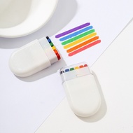 6-color rainbow face paint Halloween rainbow stripe face graffiti crayons World Cup European Cup fac