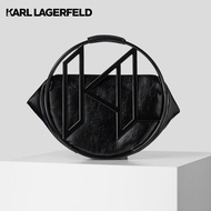 KARL LAGERFELD K/CIRCLE MONOGRAM TOP-HANDLE BAG 225W3060 กระเป๋าถือ