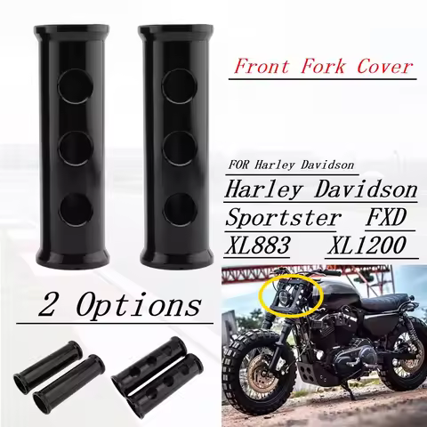 FOR Harley Davidson Sportster XL883 XL1200 FXD 39mm Aluminum Motorcycle Front Fork Cover Shock Absor