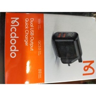 Ready Stock [Original]MCDODO 20W Fast Charger 18W Fast Charger QC3.0 USB PD