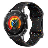 Huawei GT5 Silicone Watchband Compatible GT3 GT4 GT5 pro Sports Breathable Womens Model Compatible B