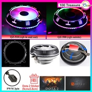 Ready Stock: Intel Computer RGB PWM 3 pin CPU Cooling Fan Heatsink Cooler Radiator for Socket LGA 11