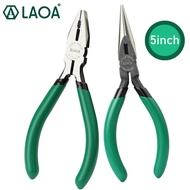 LAOA Mini Pliers 5inch Wire Cutter Long Nose Pliers Jewelry Crimping Pocket Hand Tools