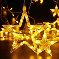 Adaptable LED Curtain Fairy Star Light Hanging Style Switchable 8 Modes Lamp Bedroom Party Chirstmas