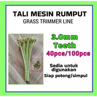 3.0mm GRASS TRIMMER LINE - TALI MESIN RUMPUT (TEETH/GIGI)