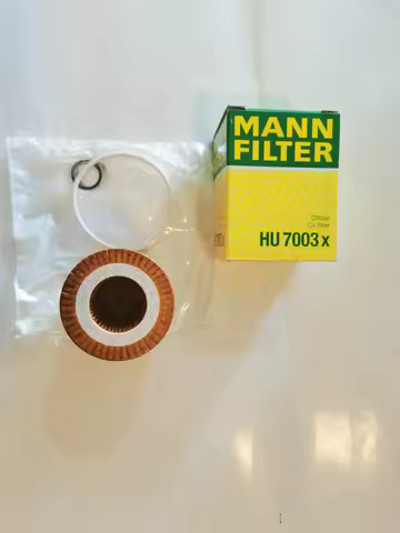 2PCS OIL FILTER MANN HU7003X FOR BMW 1/2 SERIES 1.6L/ N13 ENGINE